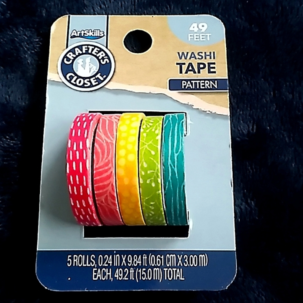 🌈 Artskills | Crafter's Closet | Rainbow Patterned Washi Tape